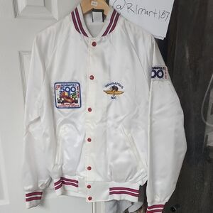 Indianapolis 500 White Jacket with Patches